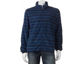 80% off Men's Hemisphere Modern-Fit Patterned Fleece Jacket