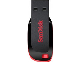 84% off SanDisk Cruzer Blade USB Flash Drive, 16GB