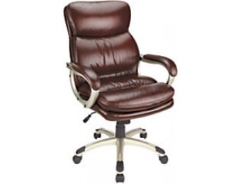 72% off Realspace Broward Faux Leather High-Back Chair
