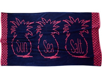 60% off SunBay Pineapple Trio Beach Towel-One Size