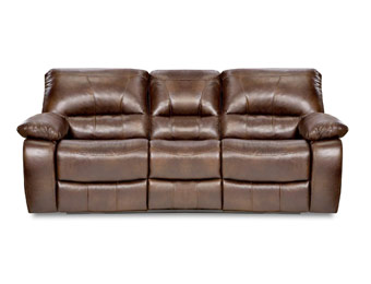 $1,100 off Simmons Gracia Double Motion Power Sofa, Chocolate