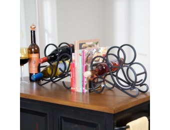 77% off Oenophilia Scroll Wine Rack Bookends