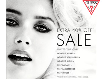 Extra 40% off Sale Items at Guess.com
