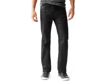 80% off Guess Slim Straight Jeans in Silencer Wash, Black