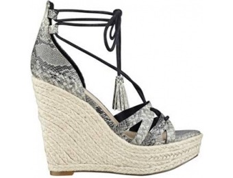 64% off Guess Ollina Python-Print Wedges