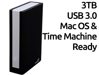 $60 off Seagate Backup Plus for Mac 3TB USB 3.0 Hard Drive