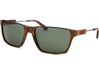 89% off Kenzo Rectangle Marble Brown and Black Sunglasses