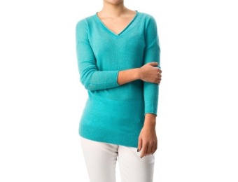 73% off Forte Cashmere Relaxed V-Neck Sweater