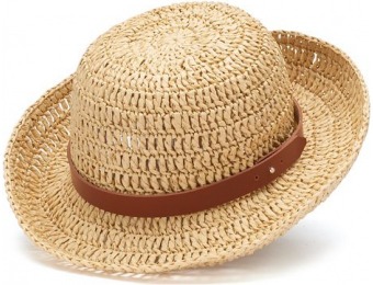 70% off Women's Chaps Crocheted Bucket Hat, Med Brown