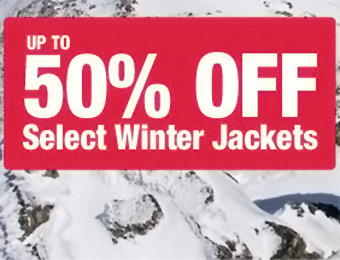 Up to 50% off Winter Jackets