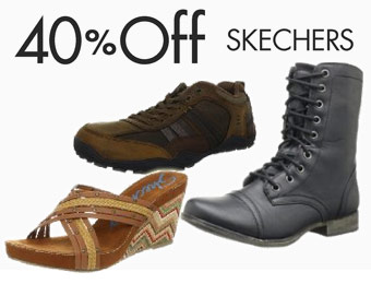 40% off Skechers shoes, sandals, boots, and more