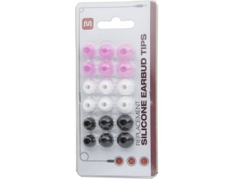 83% off 9 Pair Variety pack of Replacement Silicone Earbud Tips