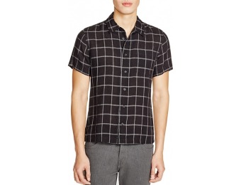 82% off Todd Snyder Check Short Sleeve Button Down Shirt