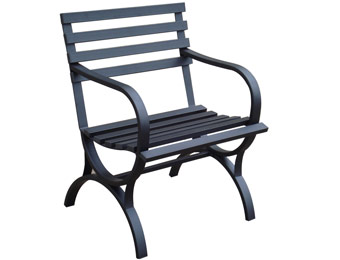 50% off Garden Treasures Steel Slat-Seat Patio Chair