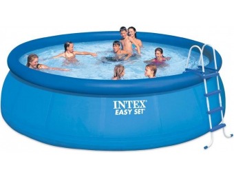 44% off Intex 15 ft. x 48 in. Round Easy Set Above Ground Pool