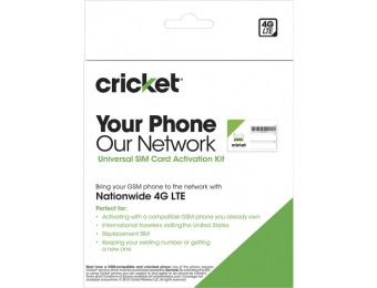 50% off Cricket Wireless - BYOD SIM Kit