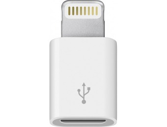 50% off Apple Lightning-to-Micro USB Adapter - White