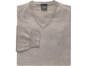 50% off Factory Store Merino Wool V-Neck Men's Sweater
