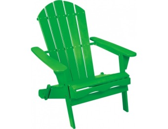 33% off Living Accents Green Folding Wood Adirondack Chair
