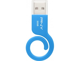 53% off PNY Monkey Tail 32GB USB 2.0 Type A Flash Drive
