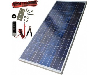 77% off Sharp Electronics 123W Polycrystalline Solar Panel