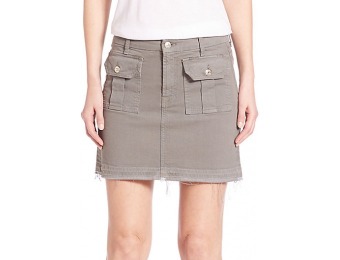 60% off 7 For All Mankind Utility Pocket Mini Skirt With Raw Hem