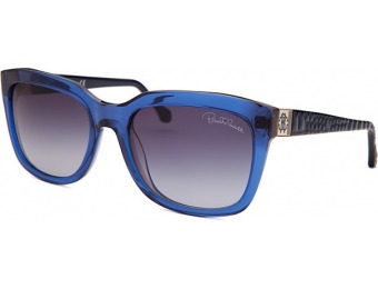 76% off Roberto Cavalli Women's Albali Square Blue Sunglasses