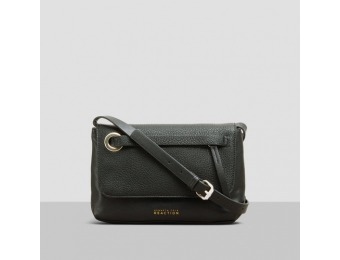 57% off Reaction Kenneth Cole GRAINED FLAPOVER CROSSBODY BAG
