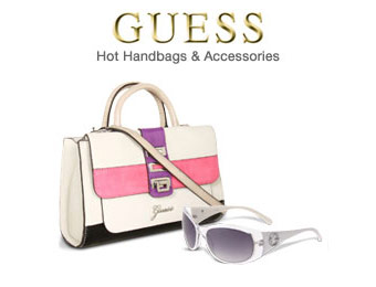 Up to 75% off Guess Handbags, Sunglasses & Accessories
