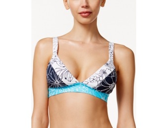 83% off Anne Cole Locker Floral-Print Active Bikini Top