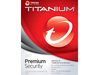 $75 off Trend Micro Titanium Premium Security 2013 (5-User)