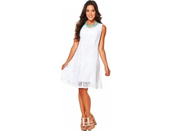 71% off Petite Connected Apparel Lace Fit & Flare Dress