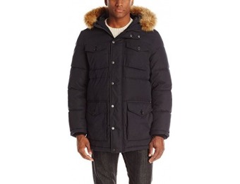 72% off Tommy Hilfiger Men's Micro Twill Full Length Hooded Parka