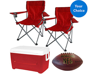 23% off Ready to Tailgate Value Bundle (2 chairs, football & cooler)