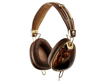 $105 off Skullcandy Aviator Headphones (Brown/Gold)
