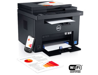 $120 off Dell C1765nfw Color Laser Multifunction Printer + $100 eCard
