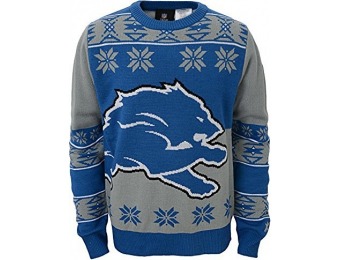 88% off NFL Detroit Lions Youth Boys Long Sleeve Ugly Sweater