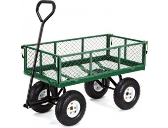 $28 off Gorilla Carts Steel Garden Cart with Removable Sides