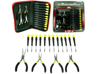 18% off Stalwart 16-Piece Precision Jewelers Tool Set with Case