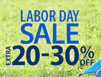 Labor Day Sale - Extra 20% to 30% off!