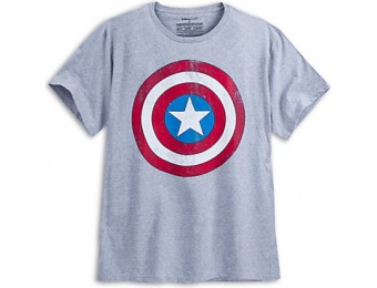 74% off Captain America Shield Tee for Men - Plus Size