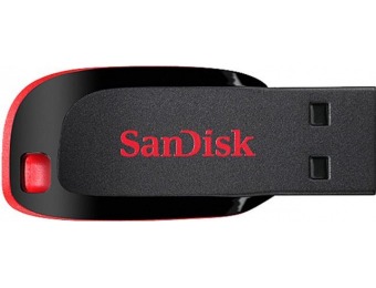 74% off SanDisk 32GB Cruzer Blade Flash Drive (SDCZ50-032G-B35)