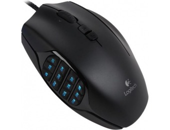 50% off Logitech G600MMO Gaming Mouse - Black