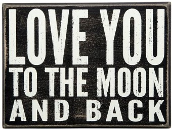 80% off Love You" Wooden Box Sign Art, Multicolor