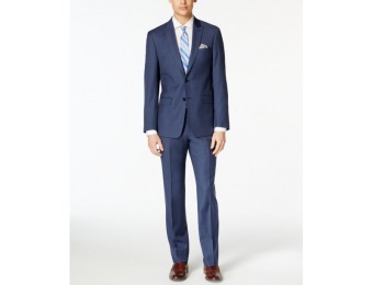 77% off Calvin Klein X-Fit Navy Solid Extra-Slim-Fit Suit