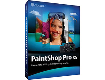 81% off Corel Paintshop Pro X5, promo code: EMCYTZT4095