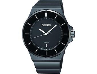 67% off Seiko SGEG21 Black Ion Stainless Steel Analog Watch