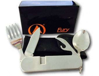 45% off Fury Camping Utensils with Detachable Fork, Spoon and Knife