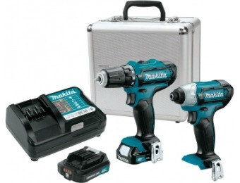 59% off Makita CXT 2pc Impact Driver and Drill Driver CT226RX