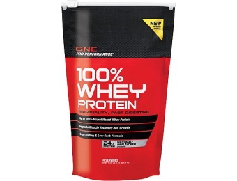 66% off GNC Pro Performance 100% Whey Protein, Cookies & Cream
